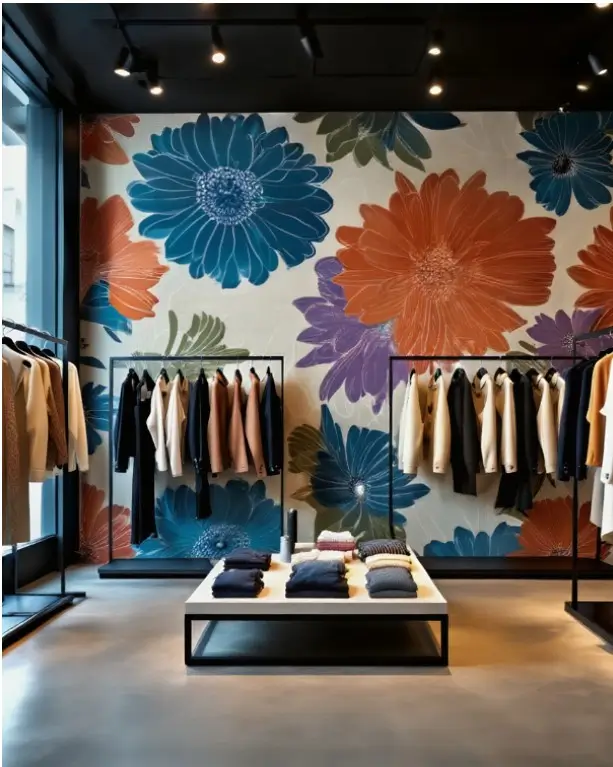 Hospitality interior finished with PVC-free wallcovering