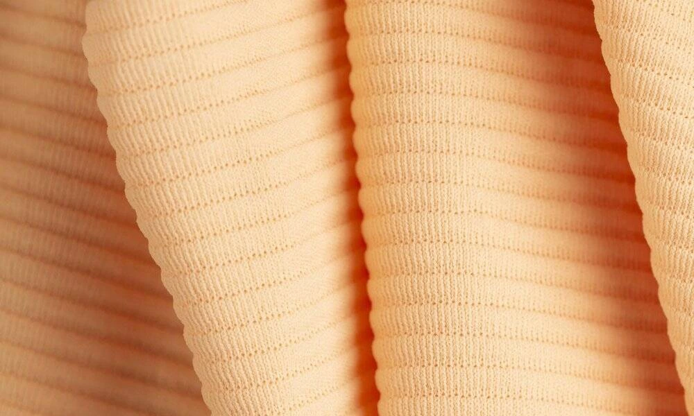Close view of printable polyester display fabric