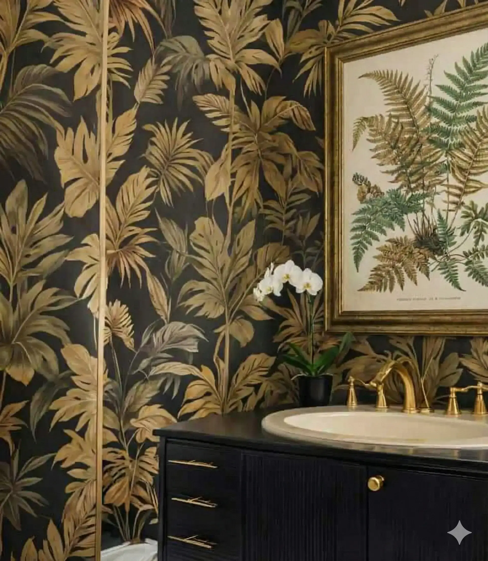 Patterned PVC-free wallcovering detail